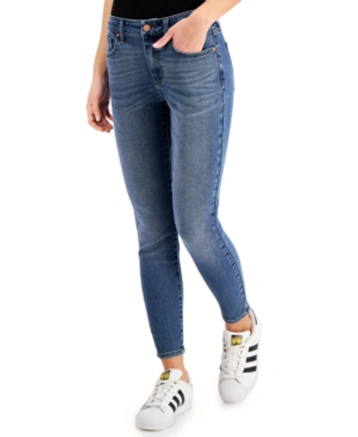 Shop Kendall + Kylie Juniors' Mid-rise Skinny Ankle Jeans In Great Beyond