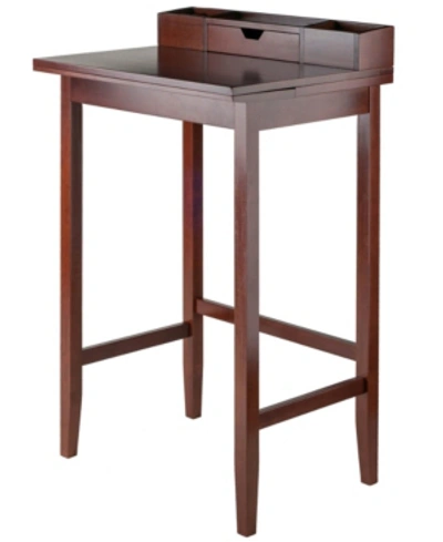 Shop Winsome Archie High Desk In Brown