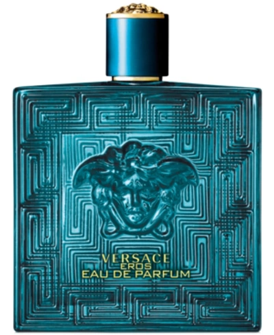 Shop Versace Men's Eros Eau De Parfum Spray, 6.7-oz. In Blue