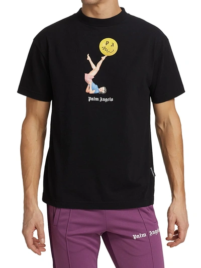 Black Smiley Edition Juggler Pin-up T-shirt