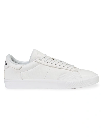 Shop Heron Preston Men's Vulcanized Leather Low-top Sneakers In White