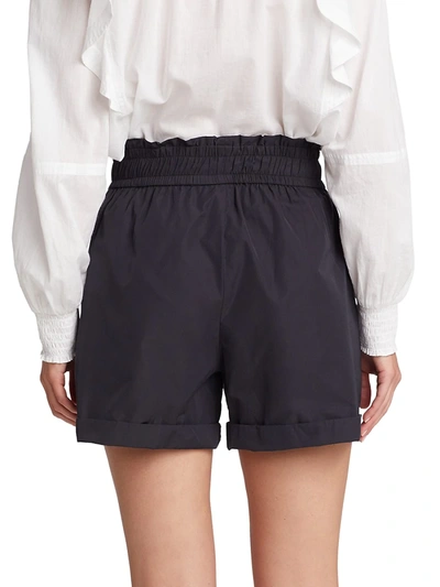 Shop A.l.c Women's Kaleb Pull-on Shorts In Midnight