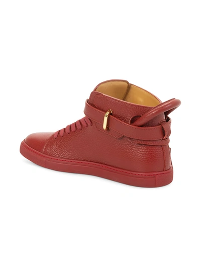 Shop Buscemi Alice Clip High-top Sneakers In Red