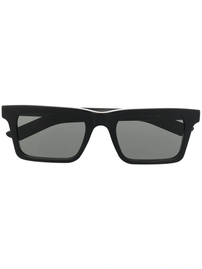 Shop Retrosuperfuture Rectangle-frame Sunglasses In Black