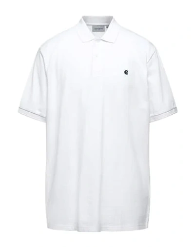 Shop Carhartt Polo Shirts In White