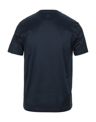 Shop Pal Zileri Man T-shirt Midnight Blue Size M Cotton