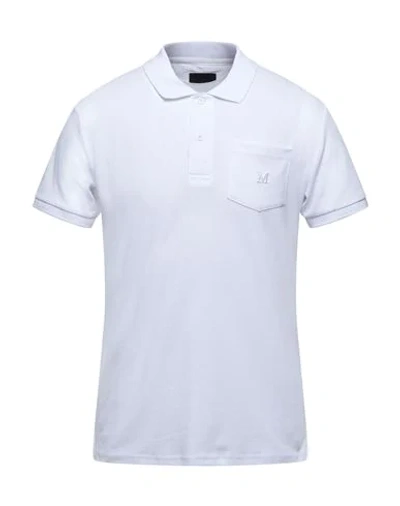 Shop Marciano Man Polo Shirt White Size Xl Supima