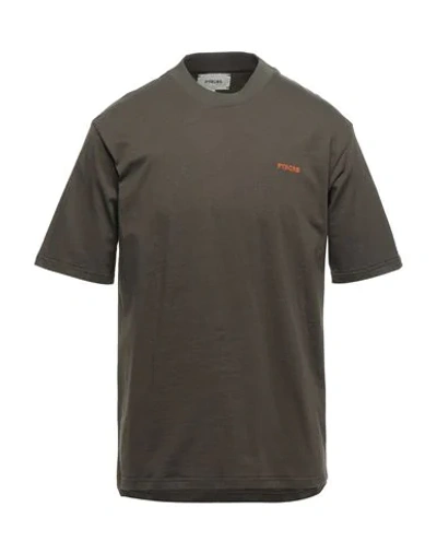 Shop Ptrcrs By Christian Petrini T-shirts In Military Green