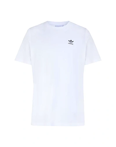 Shop Adidas Originals Essential Tee Man T-shirt White Size L Cotton