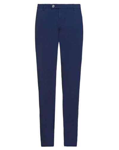 Shop Berwich Casual Pants In Dark Blue
