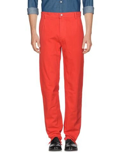 Shop 424 Fourtwofour Man Pants Orange Size M Cotton