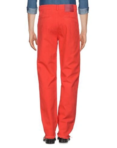 Shop 424 Fourtwofour Man Pants Orange Size M Cotton