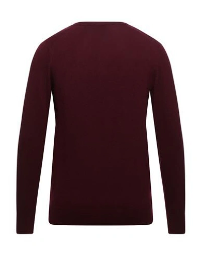 Shop Alan Paine Sweaters In Maroon