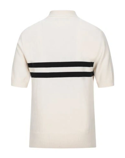 Shop Dolce & Gabbana Man Sweater Ivory Size 44 Cashmere, Silk, Viscose, Polyester In White