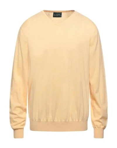 Shop Alan Paine Sweaters In Yellow