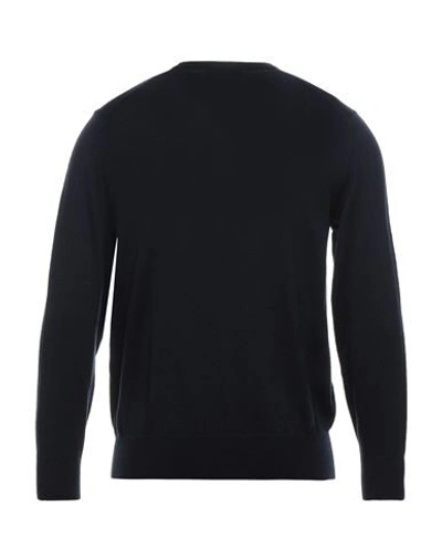 Shop Alan Paine Sweaters In Dark Blue