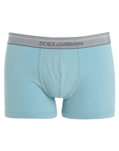Shop Dolce & Gabbana Boxers In Sky Blue