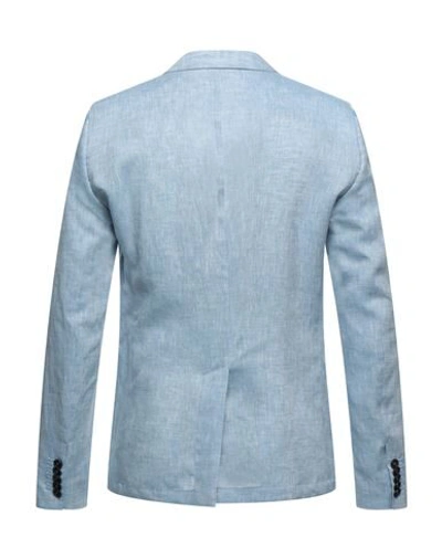 Shop Patrizia Pepe Suit Jackets In Sky Blue