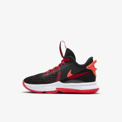 Lebron 5 cheap black and red