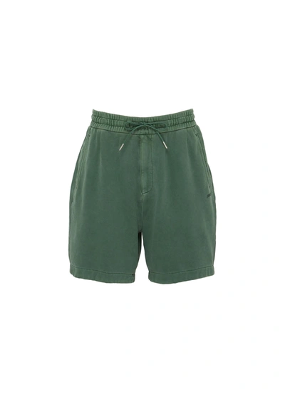 Shop Juunj Drawstring Waist Jersey Shorts In Green