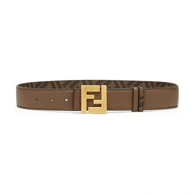 Shop Fendi Belt In Marron