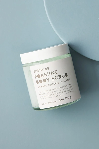 Shop Mer-sea & Co. Live Well, Be Well Foaming Body Scrub In Mint