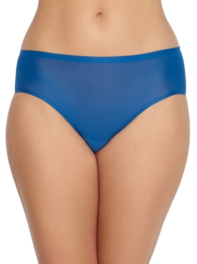 Shop Chantelle Soft Stretch Hipster In Northern Blue