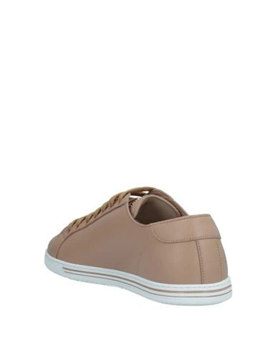 Dolce & Gabbana Sneakers In Light Brown