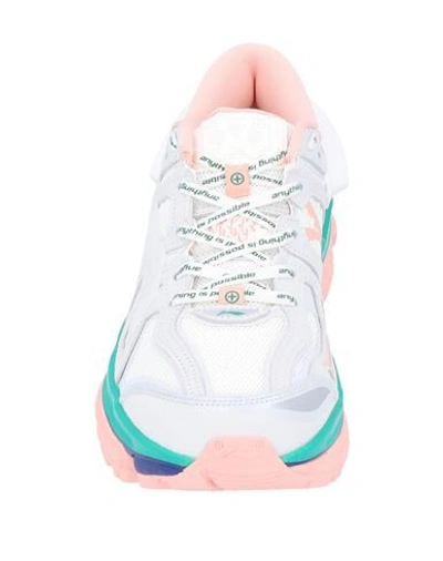 Shop Li-ning Man Sneakers White Size 8 Textile Fibers, Bovine Leather, Thermoplastic Polyurethane