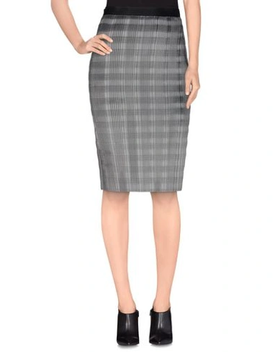 Alexander Wang Pleated Skirt With Raw Edge In Grey