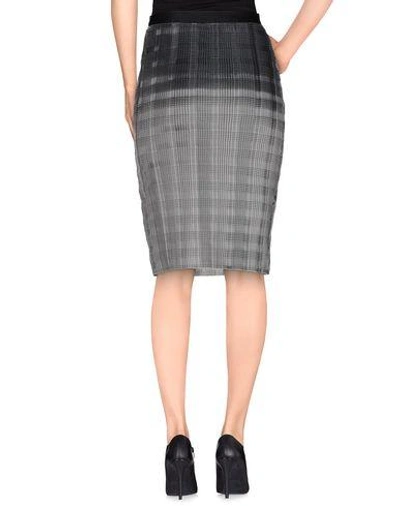 Shop Alexander Wang Knee Length Skirt In Grey
