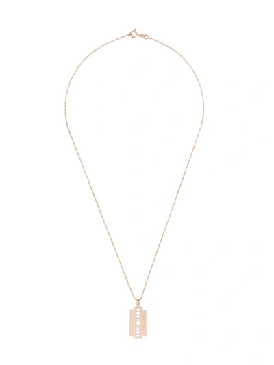 Shop True Rocks Razor Pendant Necklace In Metallic