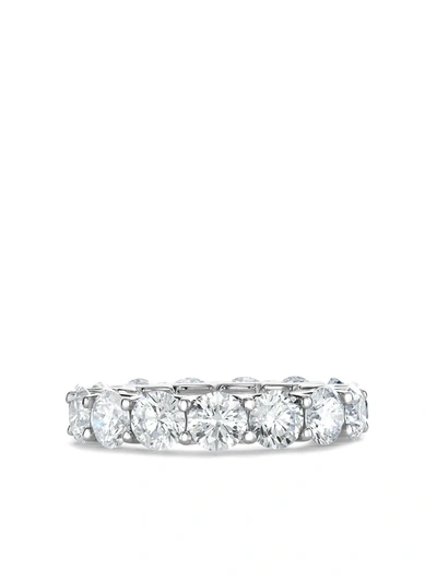 Pragnell Platinum Brilliant Cut Diamond Eternity Ring In Silver