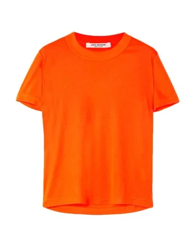 Shop Junya Watanabe T-shirts In Orange