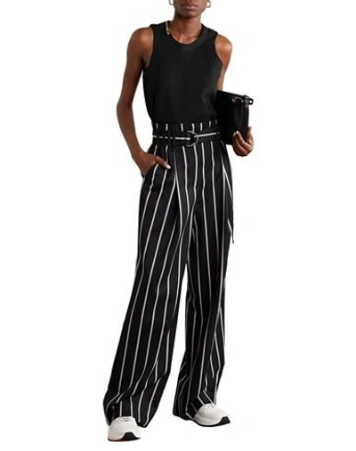 Shop Sacai Woman Top Black Size 4 Polyester, Cotton, Polyurethane