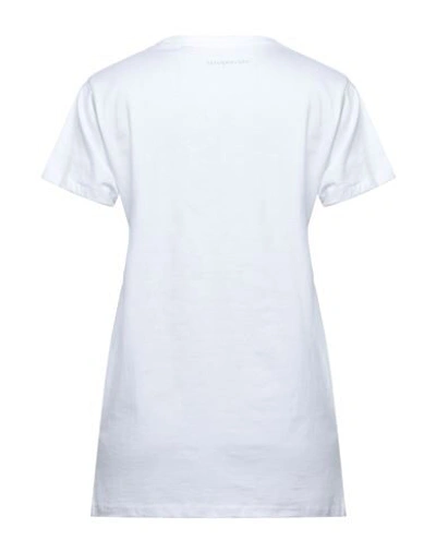 Shop Elevenparis Eleven Paris Woman T-shirt White Size Xs Cotton, Elastane