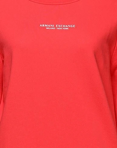 Shop Armani Exchange Sweatshirt In Coral