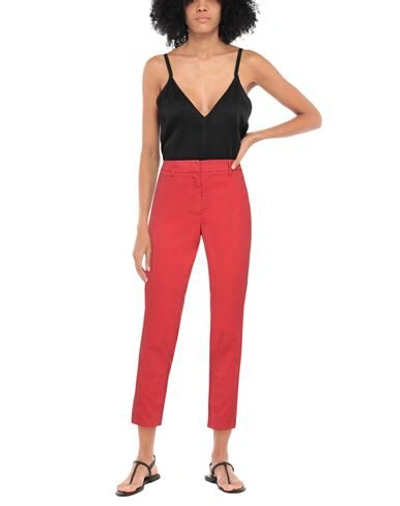 Rossopuro Casual Pants In Red