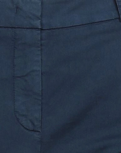 Shop Rossopuro Woman Pants Midnight Blue Size 12 Cotton, Elastane