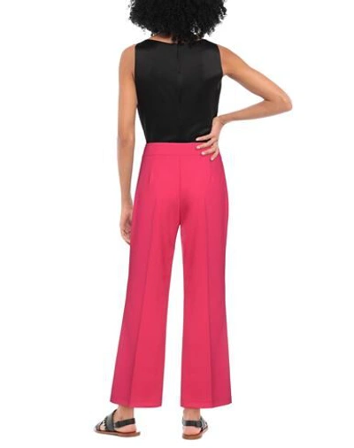 Shop Kaos Woman Pants Garnet Size 10 Polyester, Elastane In Red