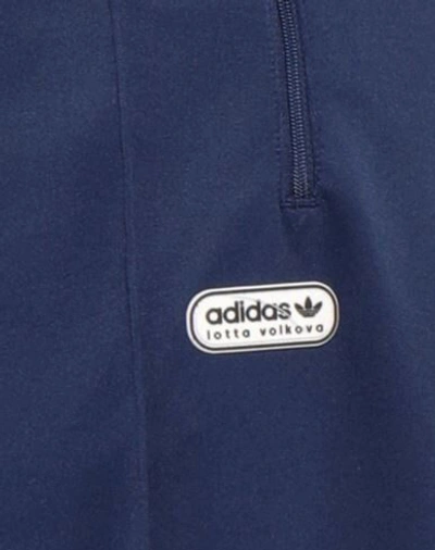 Shop Adidas Originals X Lotta Volkova Casual Pants In Dark Blue