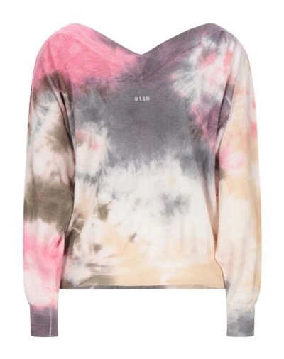 Shop Msgm Sweaters In Pink