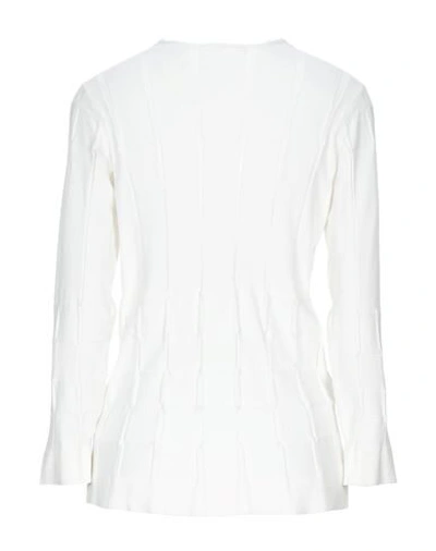 Emporio Armani Cardigans In Ivory