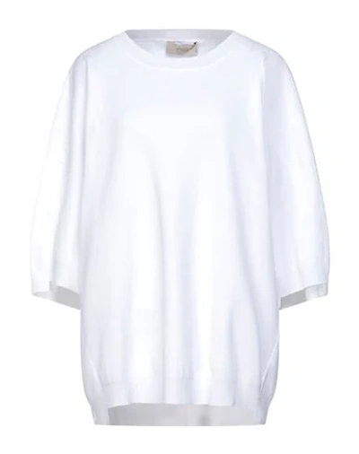 Shop Maison Flaneur Maison Flâneur Woman Sweater White Size 10 Polypropylene