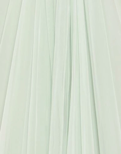 Shop Alexander Mcqueen Long Dresses In Light Green