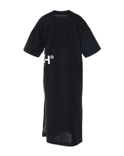 Shop Ambush Woman Midi Dress Black Size 1 Cotton