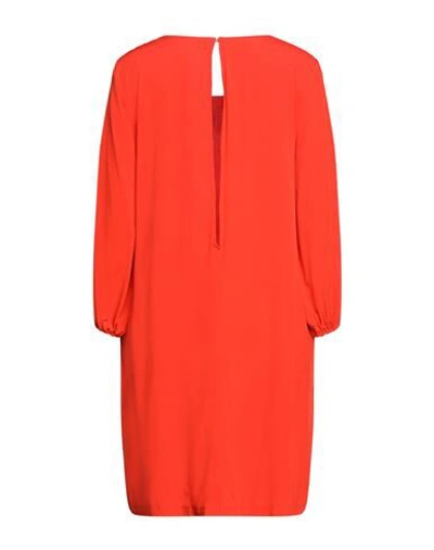 Shop Manila Grace Woman Mini Dress Orange Size 6 Viscose