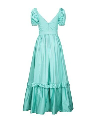 Shop Actualee Long Dresses In Turquoise