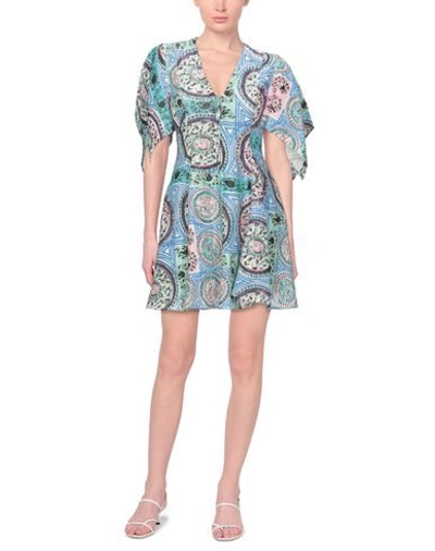 Shop Jw Anderson Short Dresses In Azure