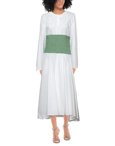 Shop Loewe Midi Dresses In White